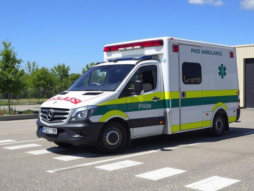 Paid ambulance serviceфото