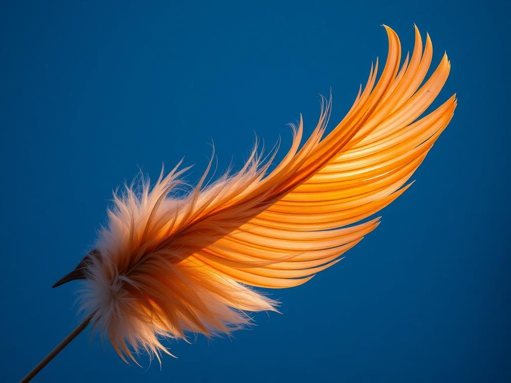 The dazzling magic of feather functionality is still beyond modern technology.фото