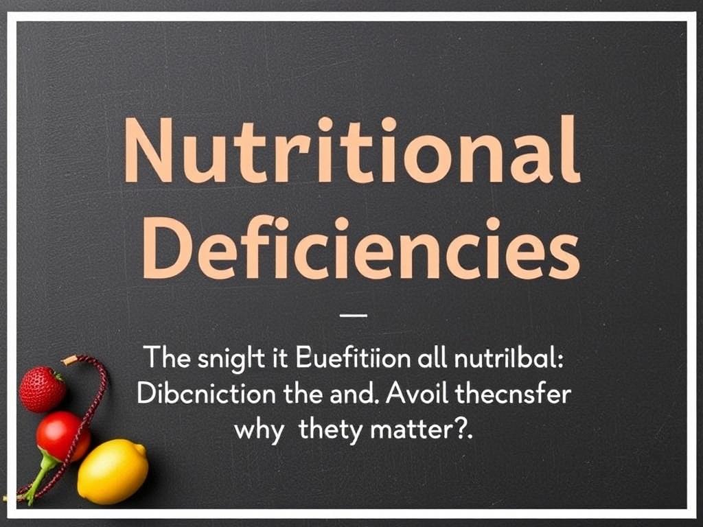 Carences Nutritionnelles : Les Erreurs Alimentaires à Éviter. ¿Qué entendemos por carencias nutricionales y por qué importan?