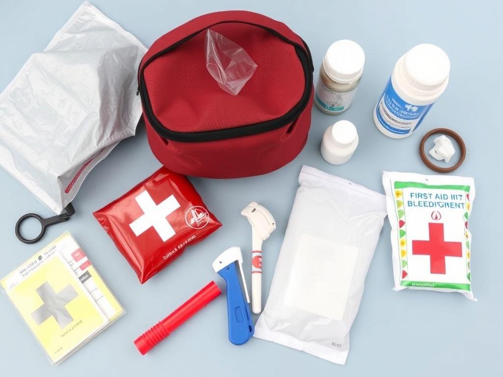     Blessure et Saignement : Les Gestes de Premiers Secours. Materiales y equipo útil en un botiquín para controlar sangrados