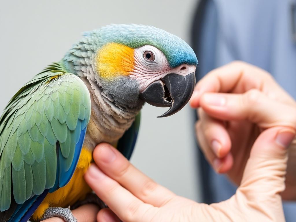     Stress bei Papageien – Auslöser und gesundheitliche Folgen. Tratamiento veterinario y apoyo profesional