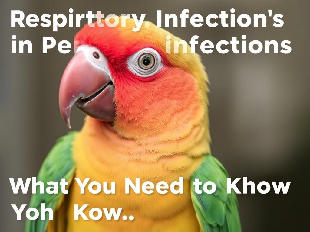    Respiratory Infections in Parrots: What You Need to Know. Home care while your bird is being treated