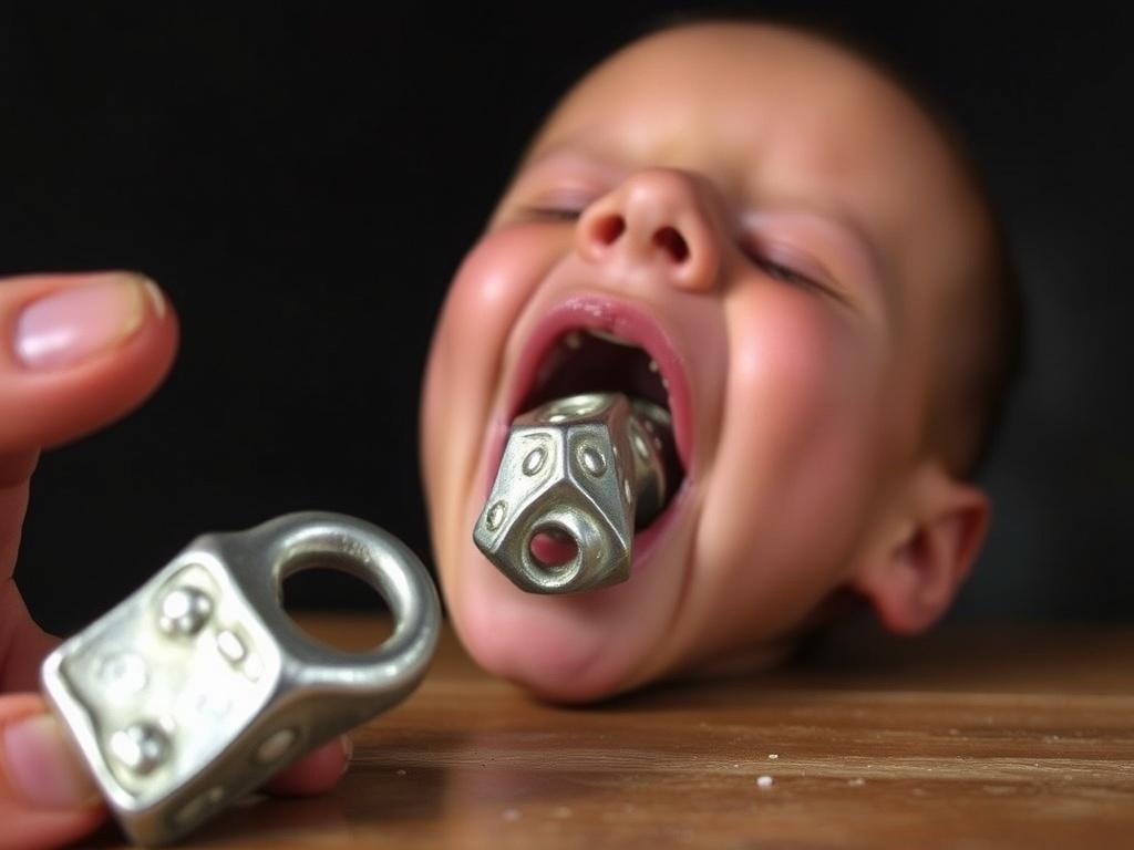     Envenenamiento por metales pesados: El peligro de morder objetos de zinc o plomo.. Aspectos sociales y regulatorios