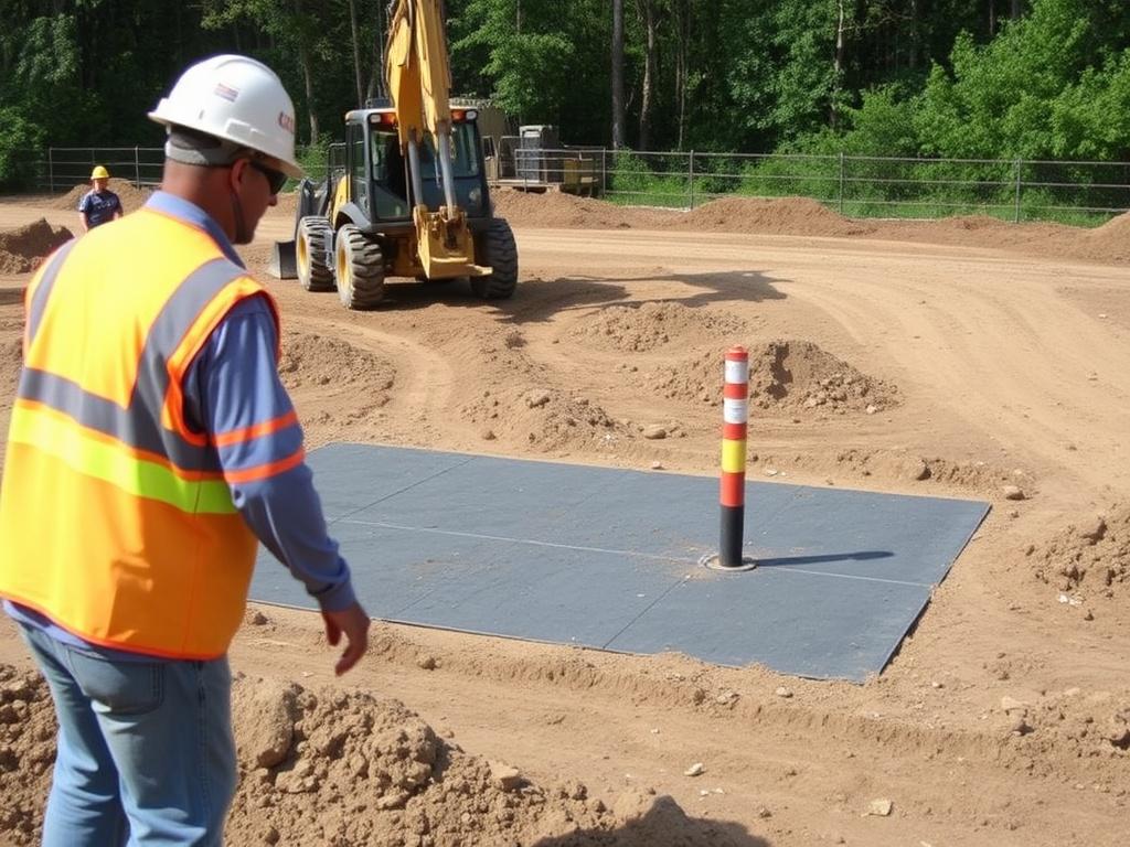 Select a construction site taking into account the possibility of driving piles. Select a construction site taking into account the possibility of driving piles.фото