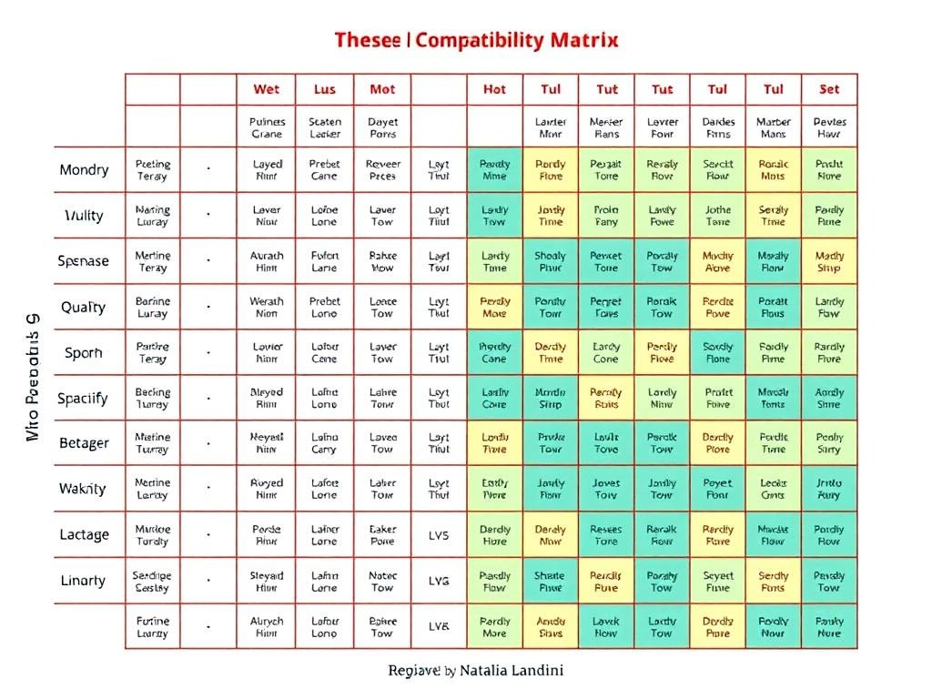 Матрица совместимости по методу Натальи Ландини: как понять, что действительно важно в отношениях