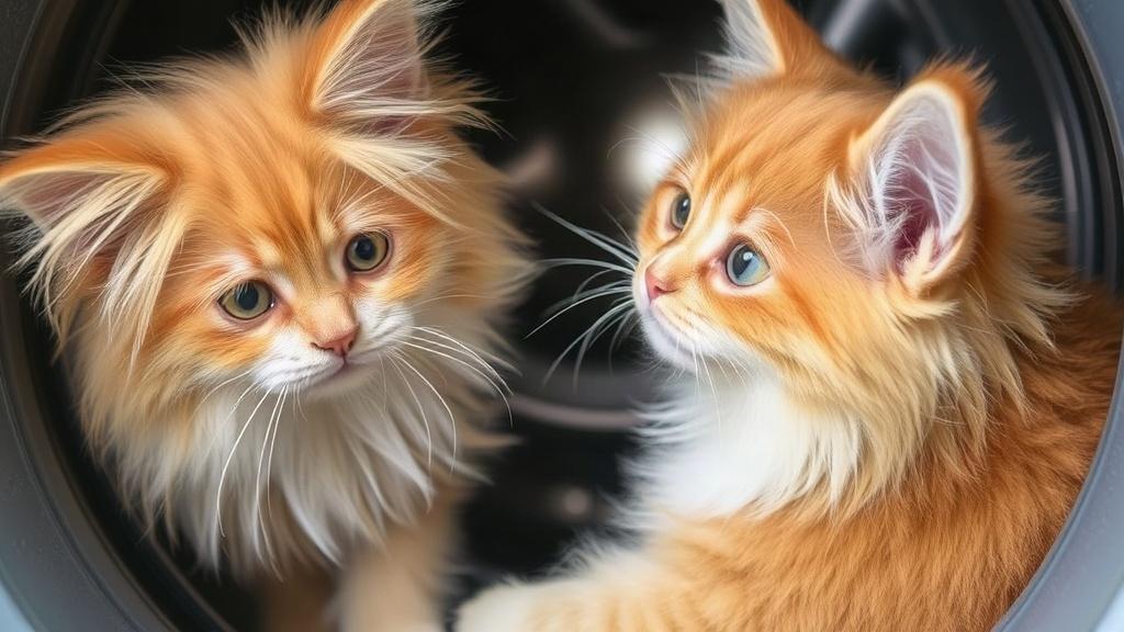 Pets' fur: how not to clog the washing machine drain.фото